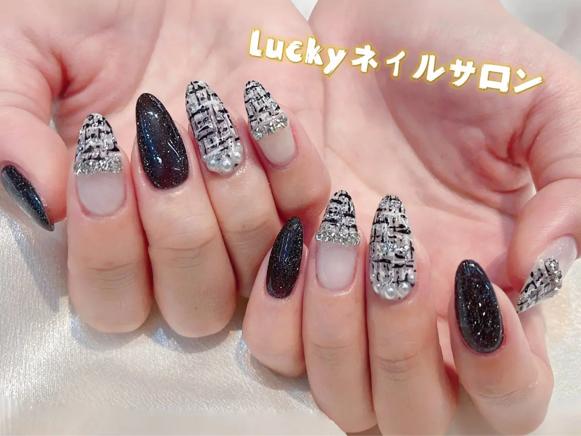 ネイル アートネイル チークネイル 長さ出し フットネイル ジェルネイル ハンドネイル ハンドケア ラッキーネイルサロン 西川口東口店のネイルデザイン