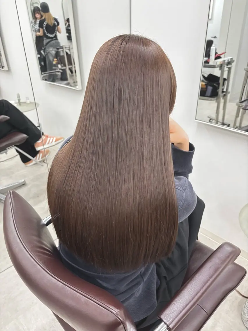 ロング カラー ヘアカラー hachiyama rinaのヘアスタイル