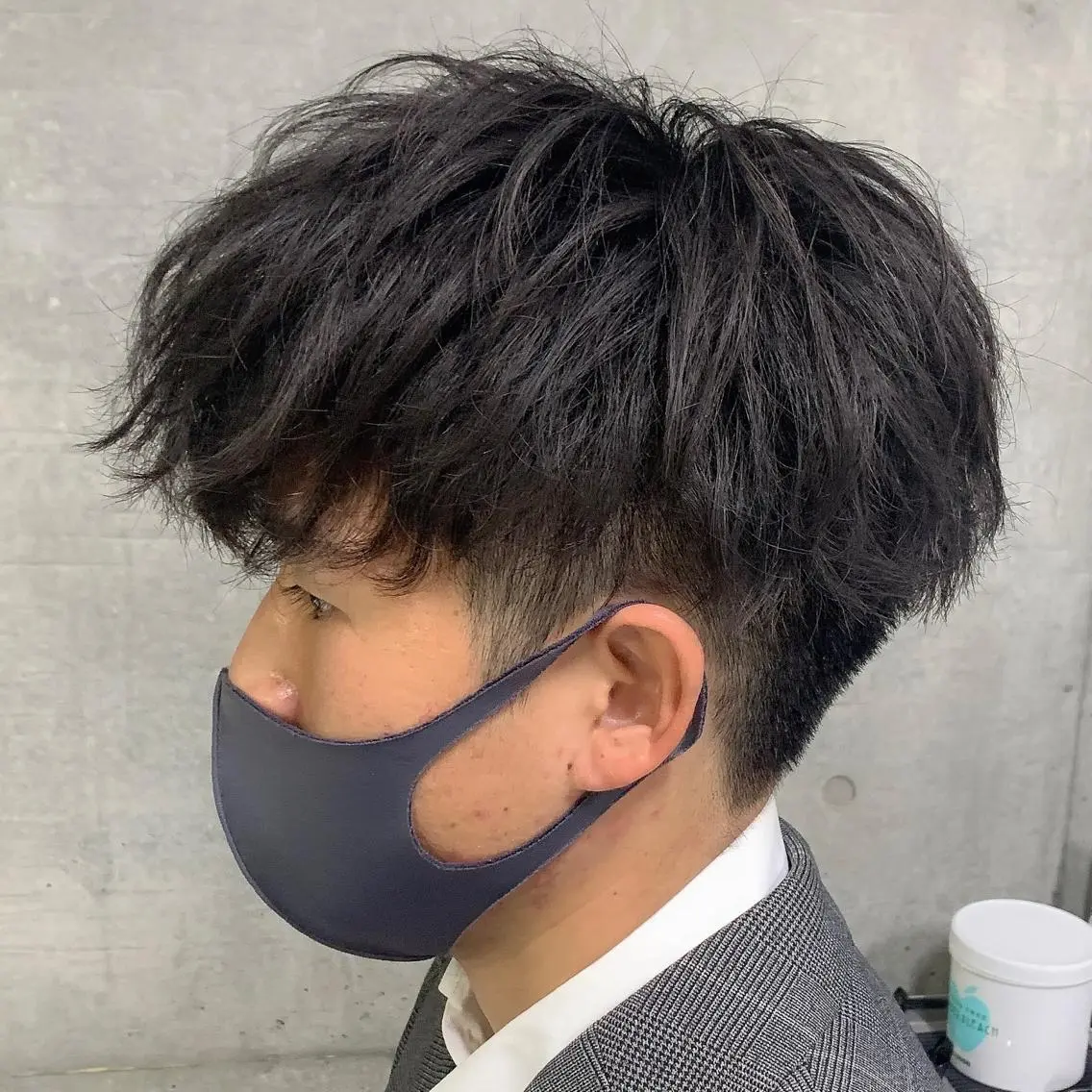 ショート メンズ メンズパーマ カット パーマ トリートメント ヘアセット メンズパーマの達人 KAITOのヘアスタイル