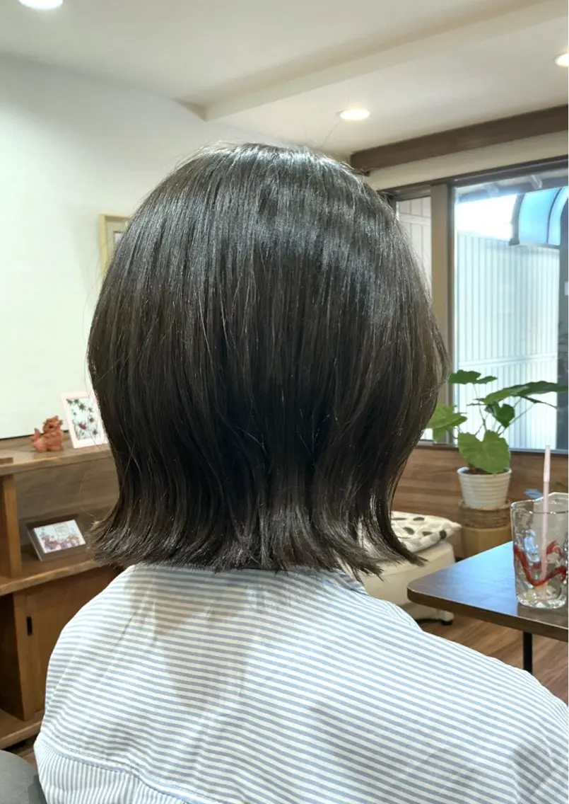 ミディアム ボブ Annon プライベートサロンのヘアスタイル