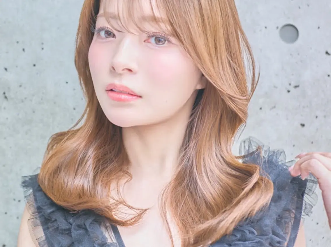 セミロング カラー カット ヘアカラー 《艶髪質改善》 かのん☽⑅ ˖のヘアスタイル