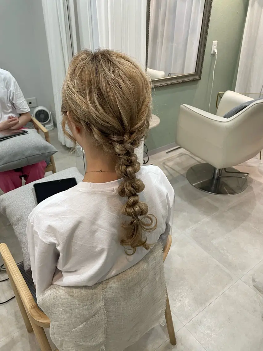 【🌼大人気🌼】ヘアセット・ヘアアレンジ(約40分)の写真