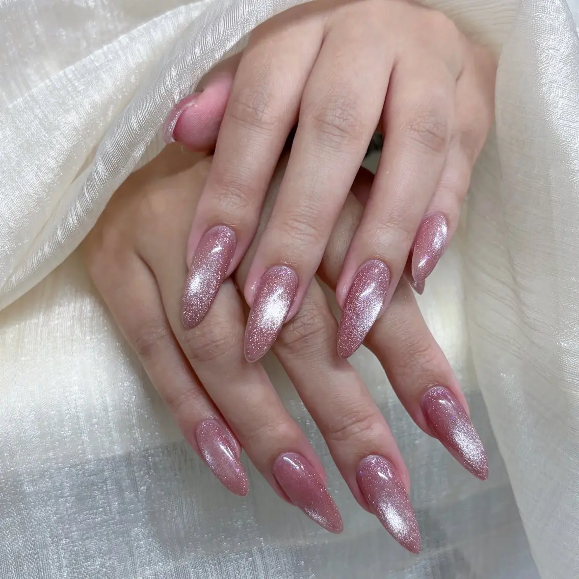 ネイル アートネイル ジェルネイル マグネットネイル Lu nailsalonのネイルデザイン