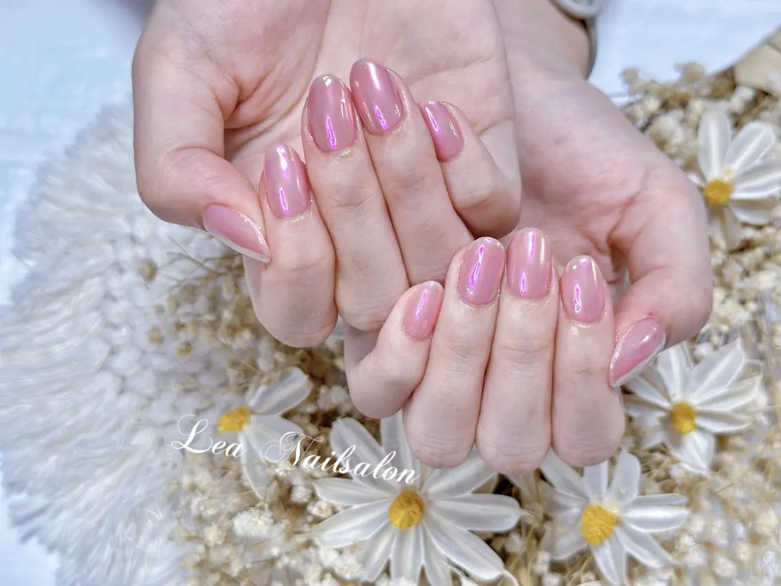 ショート カラー ネイル Le’a NailSalonのネイルデザイン