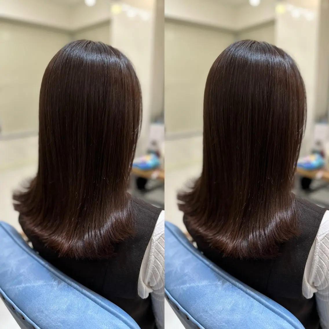 ロング 髪質改善🩵縮毛矯正 代々木/木下のヘアスタイル