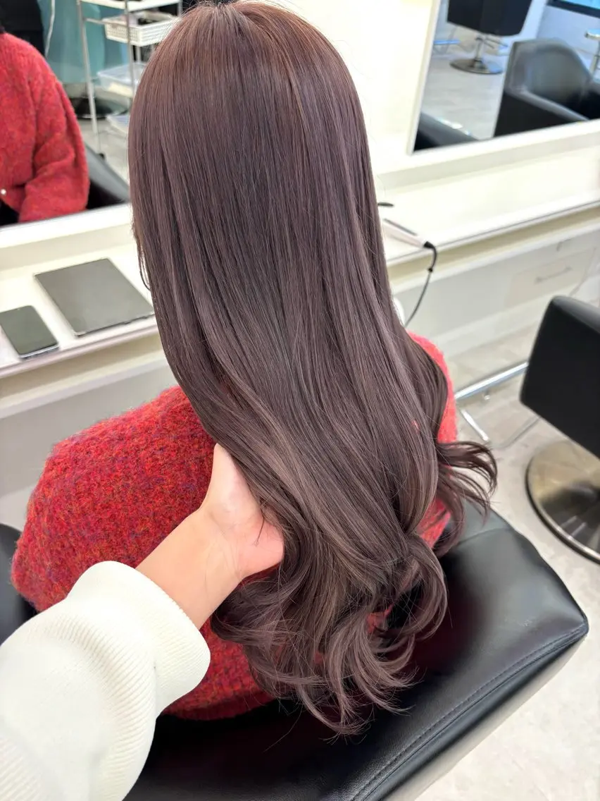 ロング カラー ヘアカラー ParveMix 🤍加藤理沙のヘアスタイル