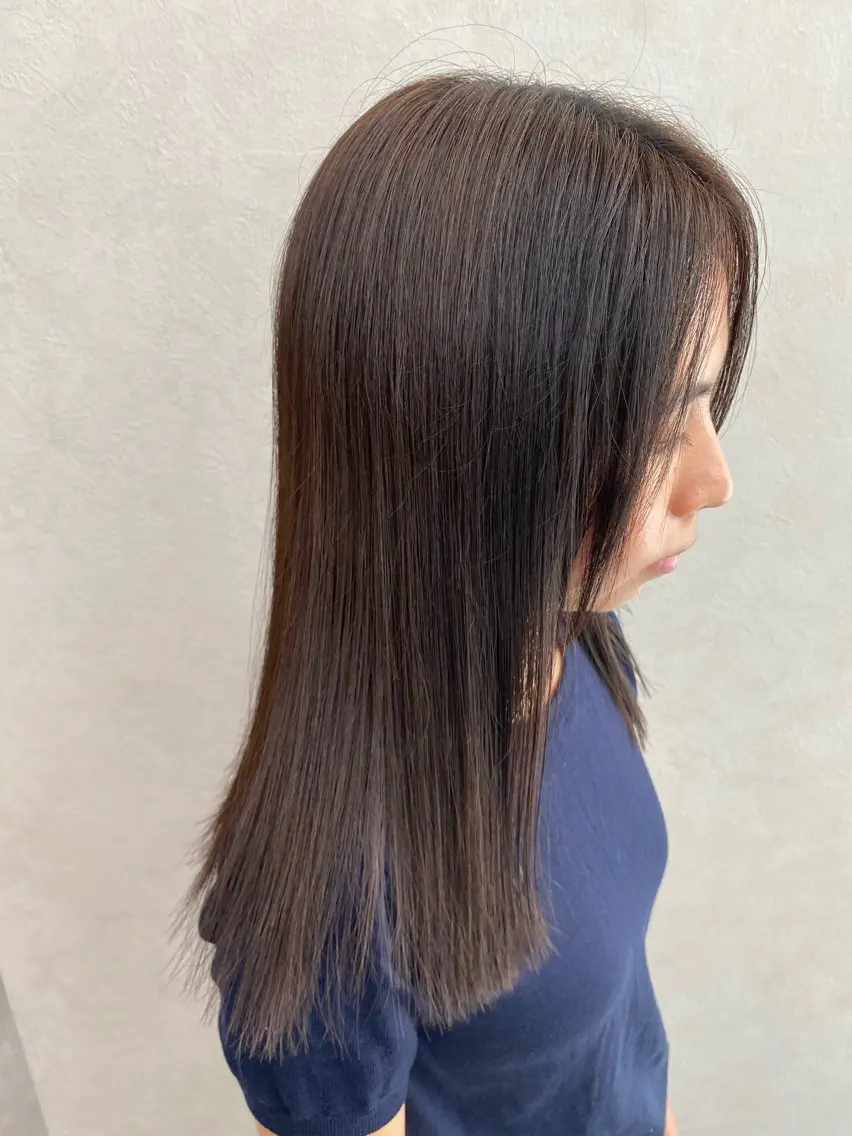 セミロング パーマ パーマ 🌼似合わせカラー / Misaki🌼のヘアスタイル