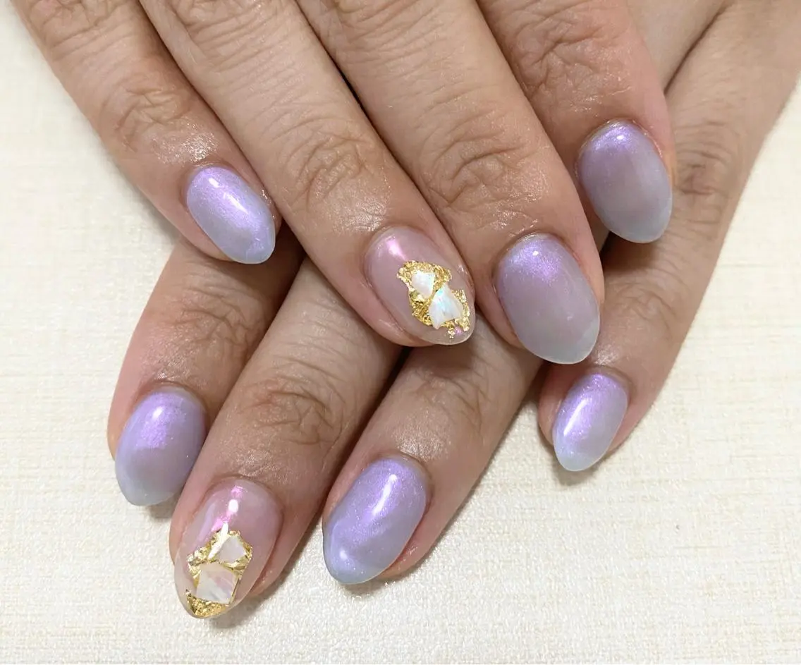 ネイル シンプルネイル ハンドネイル わたなべ さやかのネイルデザイン
