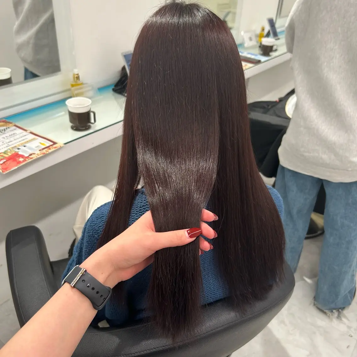 セミロング 🤍大人っぽ韓国暗髪 🤍Asuka🤍のヘアスタイル