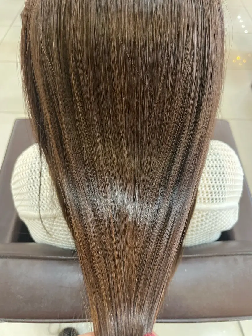 セミロング カラー ヘアカラー トリートメント 似合わせまつパ× オリーブカラー/ゆりのヘアスタイル