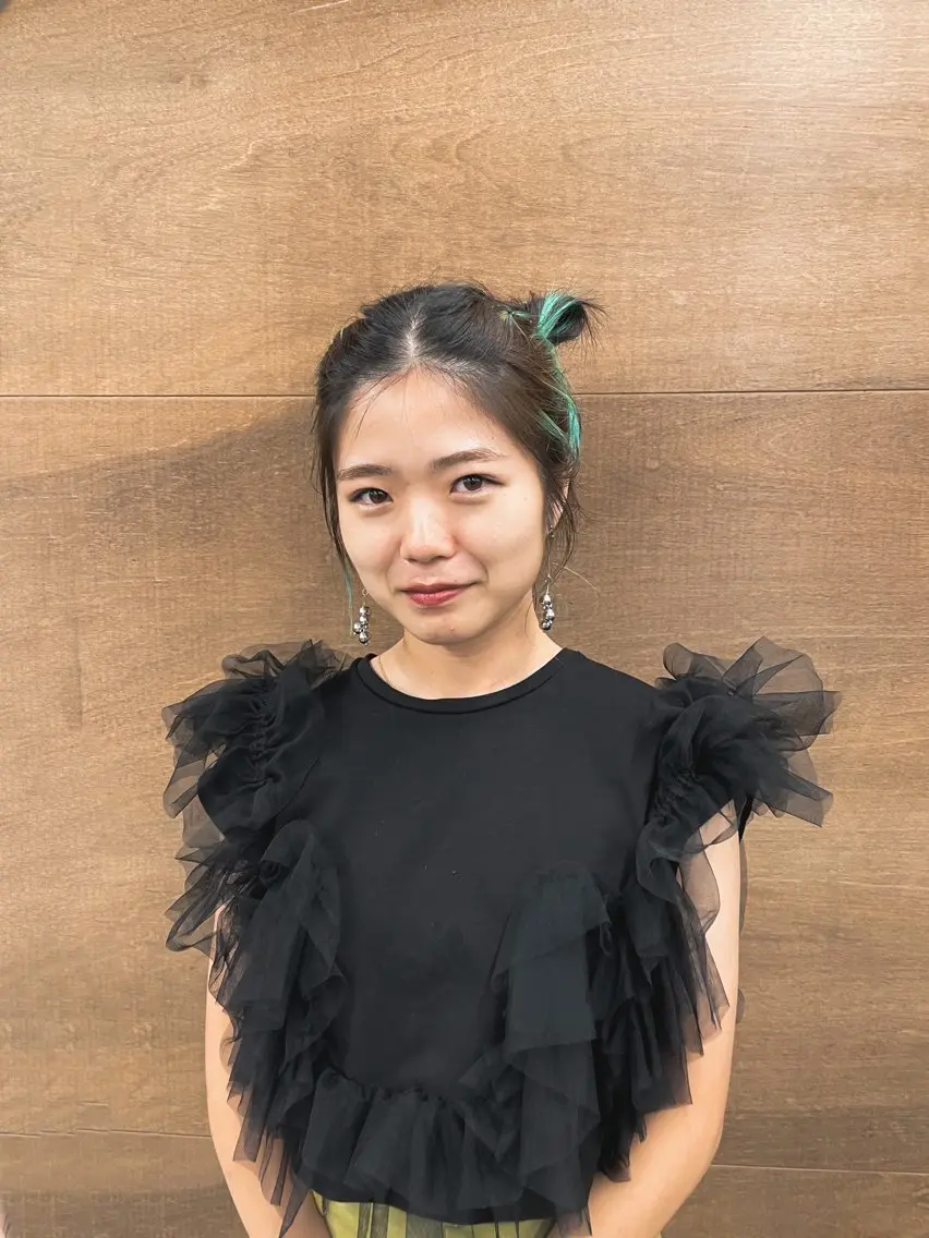 ミディアム カラー ヘアカラー 関 京磨のヘアスタイル