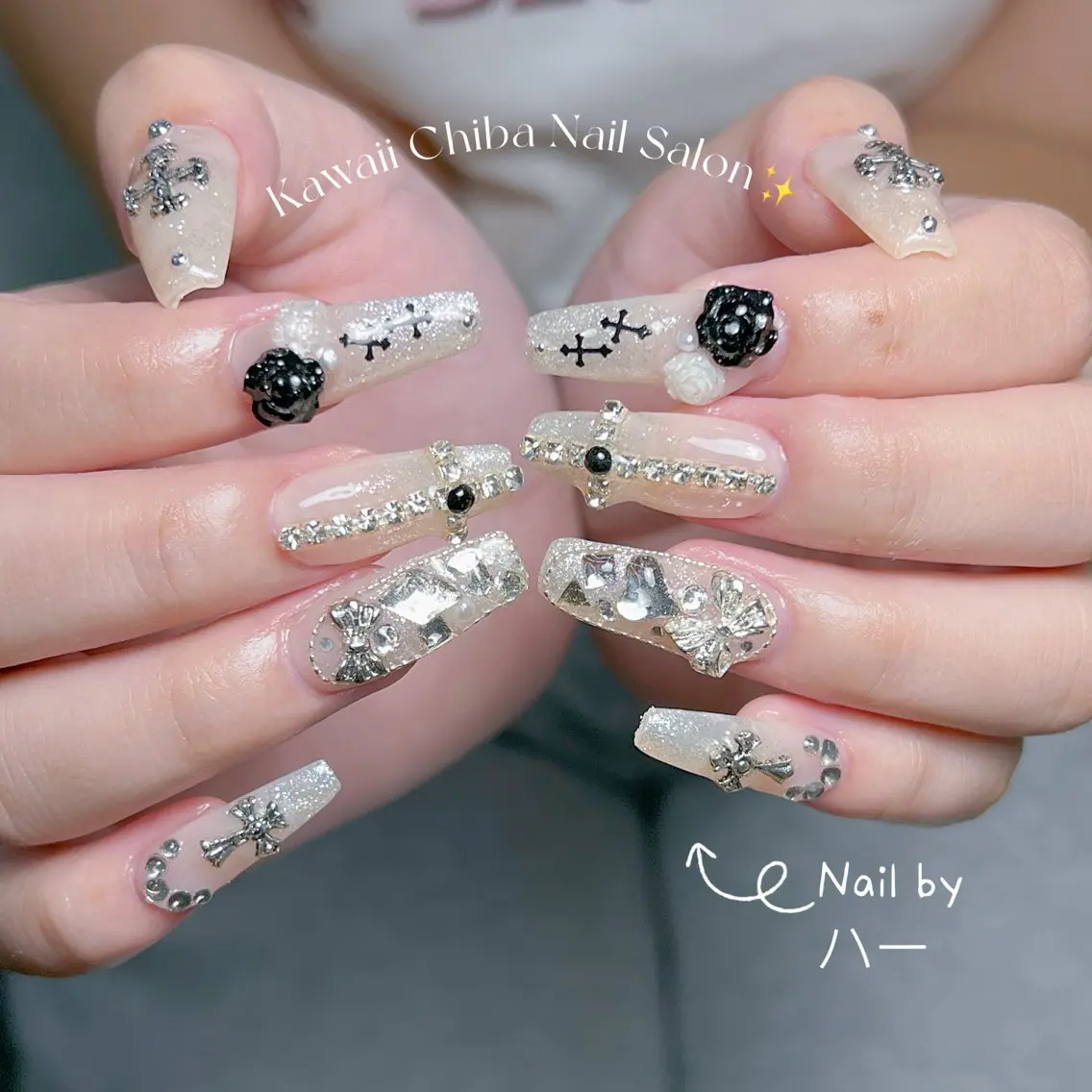 ネイル フレンチネイル ジェルネイル ガーリー 韓国ネイル オフィスネイル ハンドネイル ハンドケア Kawaii Chiba nailのネイルデザイン