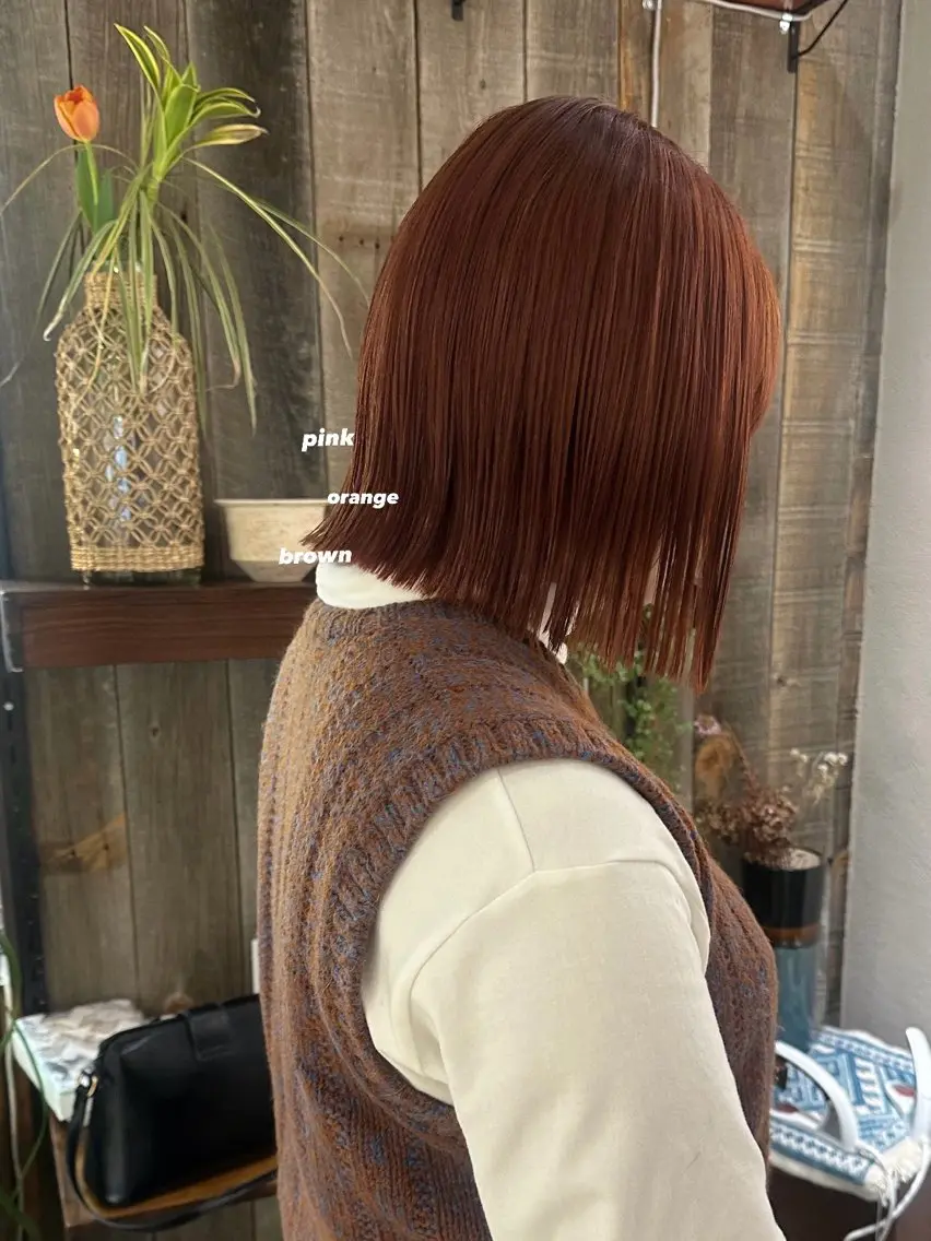 ショート カラー カット ヘアカラー トリートメント 暖色カラー/レイヤー 🌙 オノユリカのヘアスタイル