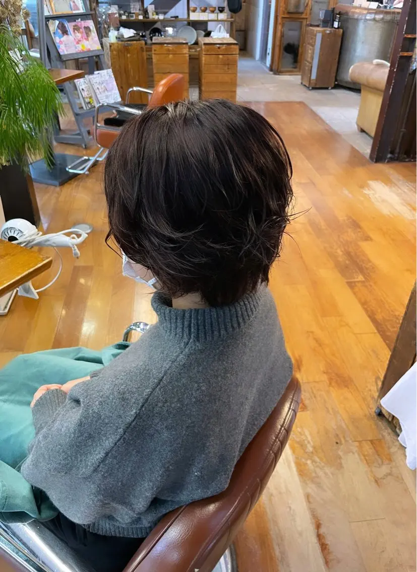 ショート カラー ブラウンカラー カシス ayaka |トレンドヘアのヘアスタイル