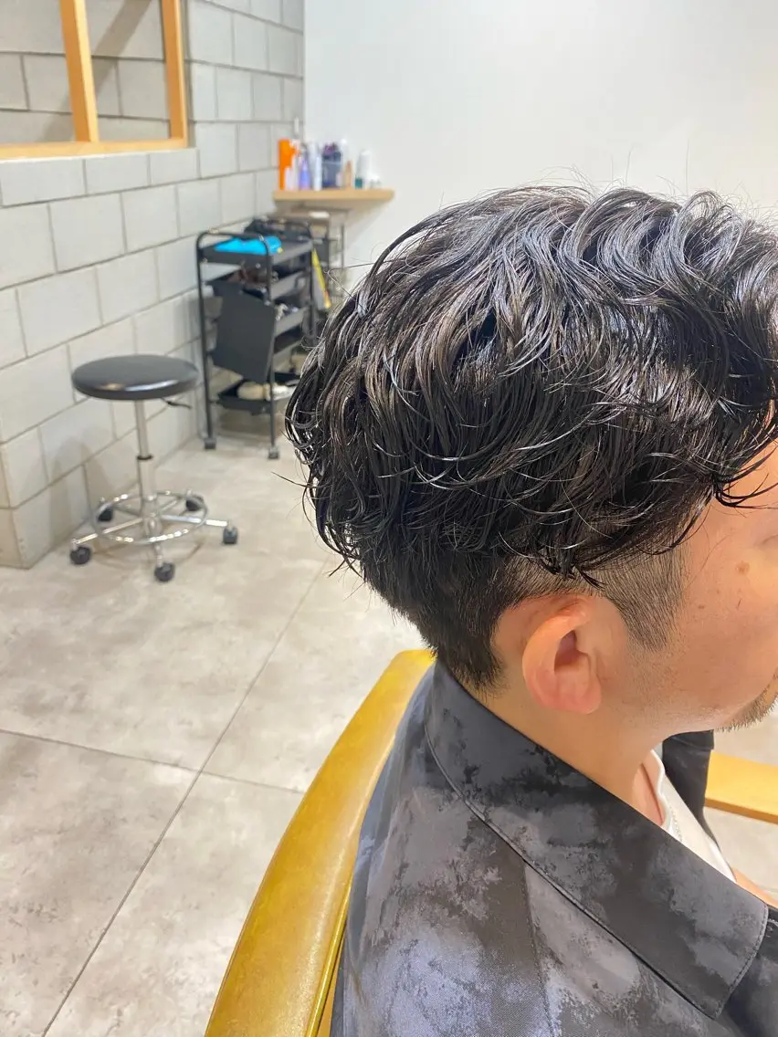 メンズ メンズパーマ マヤ メンズカット🌟のヘアスタイル