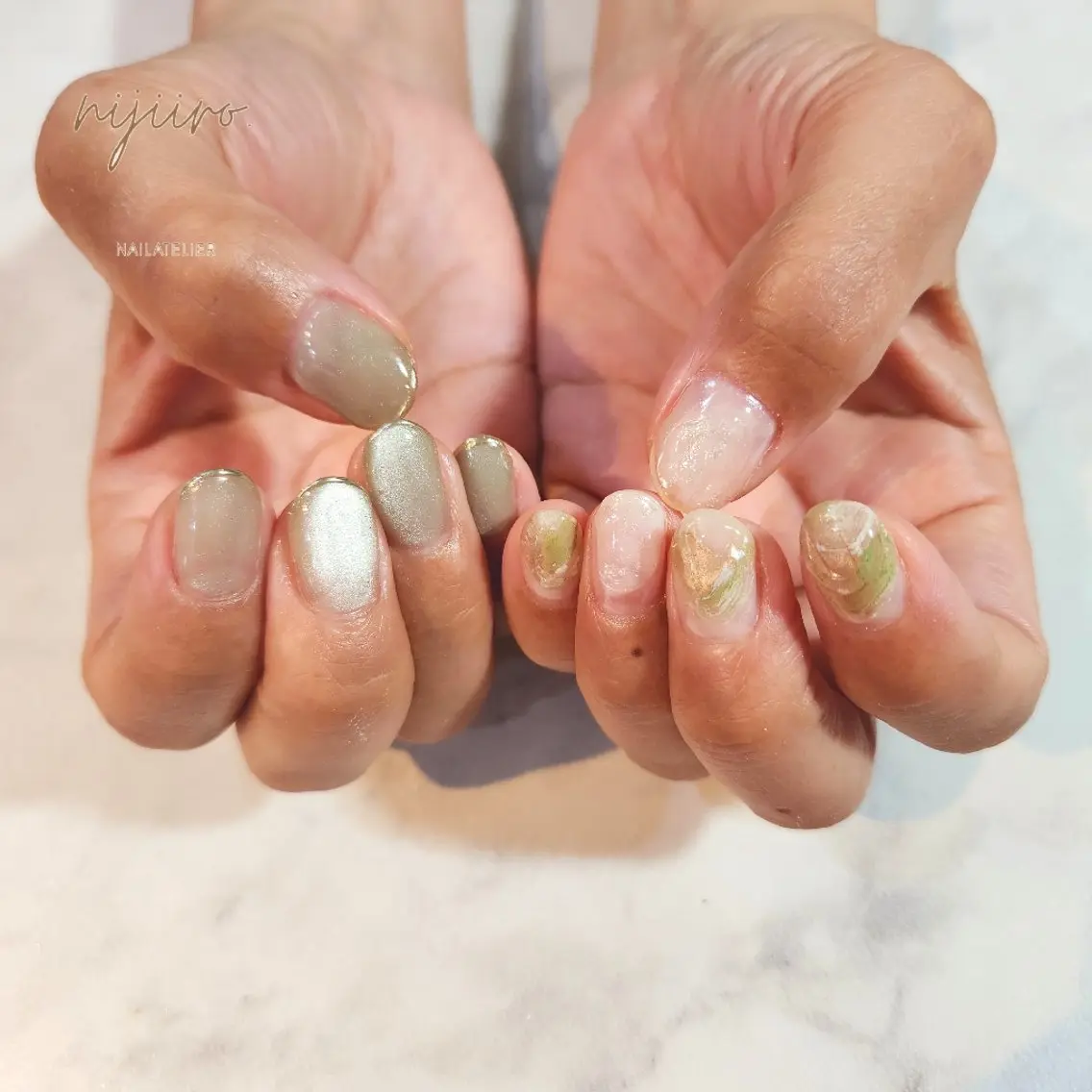 ネイル ハンドネイル nijiiro🌈 サトウのネイルデザイン
