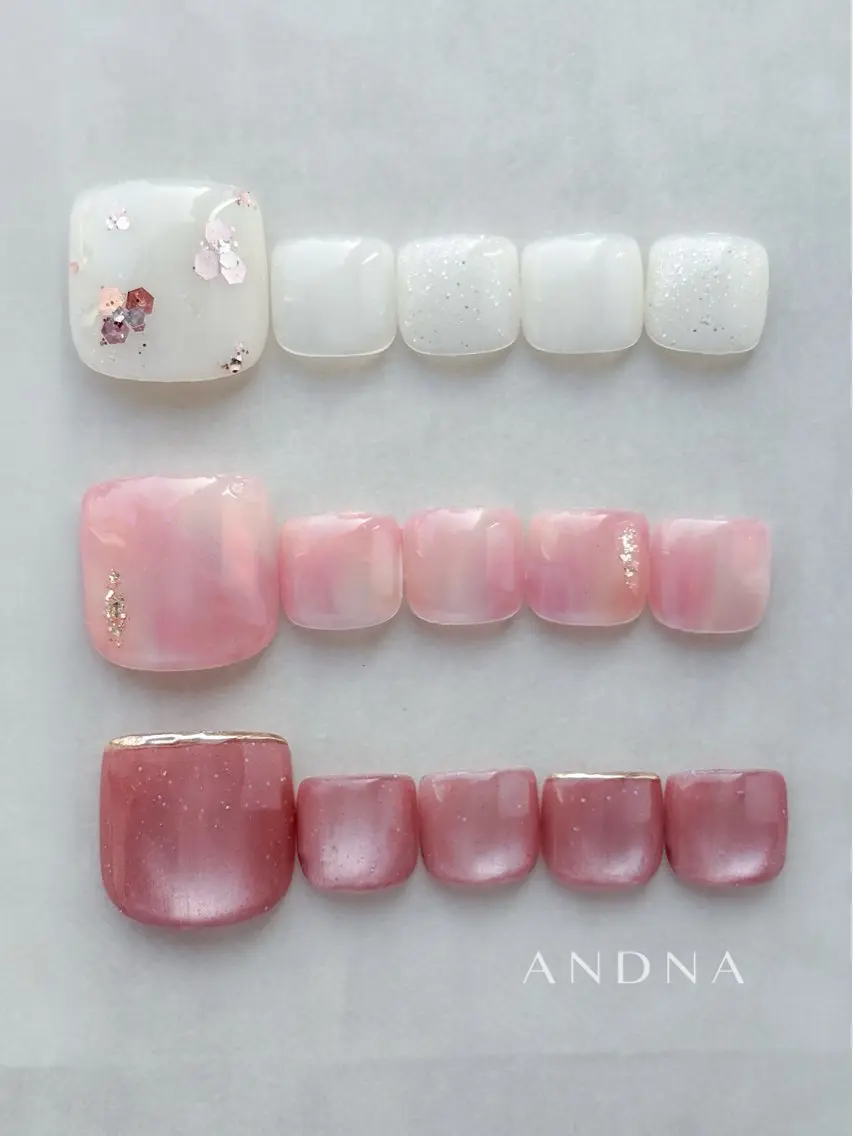 ネイル フットネイル Kinuko / ANDNAのネイルデザイン