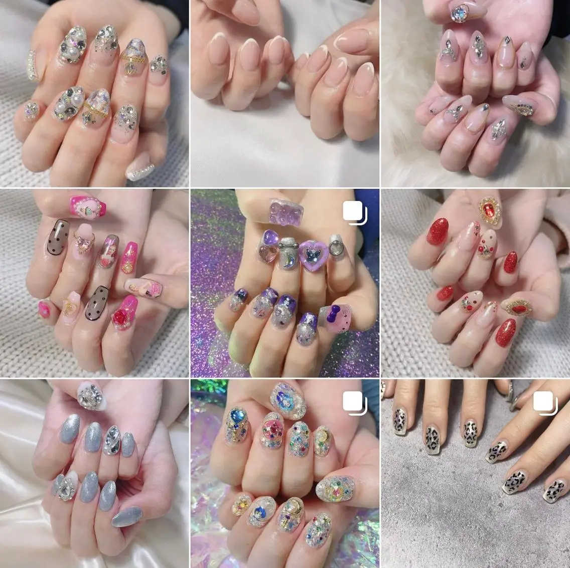 ネイル 渋谷／チップ長さ出し 👑アプレgel-xのネイルデザイン