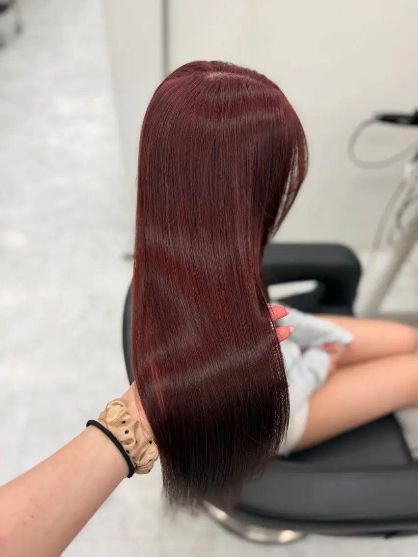 ロング カラー ヘアアレンジ ヘアカラー トリートメント ヘアセット 透明感カラー🎀艶髪 Anju/渋谷🎀のヘアスタイル