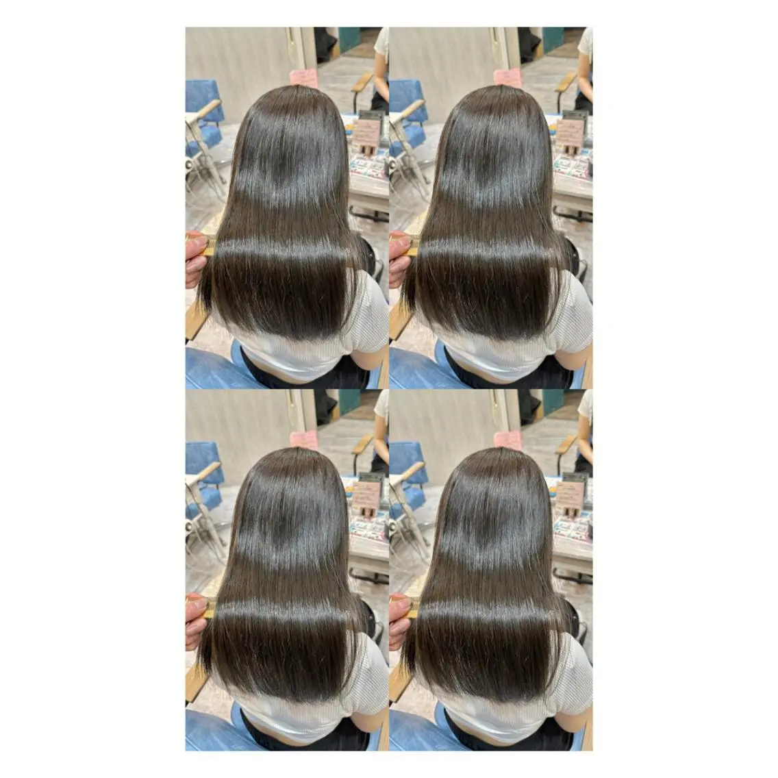 ロング カラー 透明感カラー 髪質改善 縮毛矯正 トリートメント ヘアカラー トリートメント 店長✨レイヤー✖️ 髪質改善✖️韓国ヘアのヘアスタイル