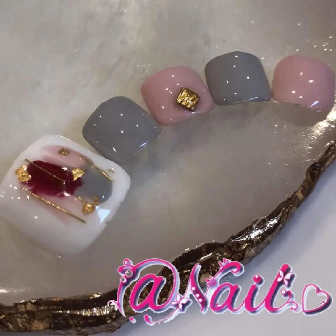 ネイル ネイルチップ 小尾 栞のネイルデザイン