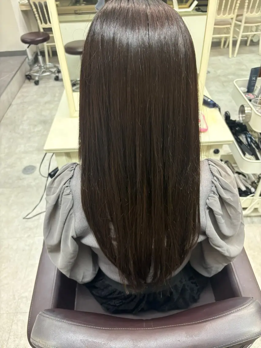 ロング カラー ヘアカラー エクステ 🦈プルエクステ🦈 shizuku✨️のヘアスタイル