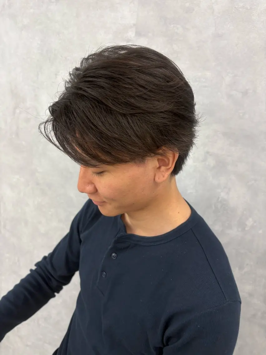 パーマ メンズ カット パーマ ブリーチ超特化美容師 ☯️ルカ✡️💫のヘアスタイル