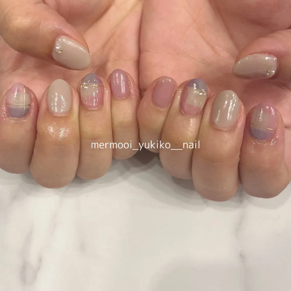 ネイル ニュアンスネイル mermooi nailのネイルデザイン