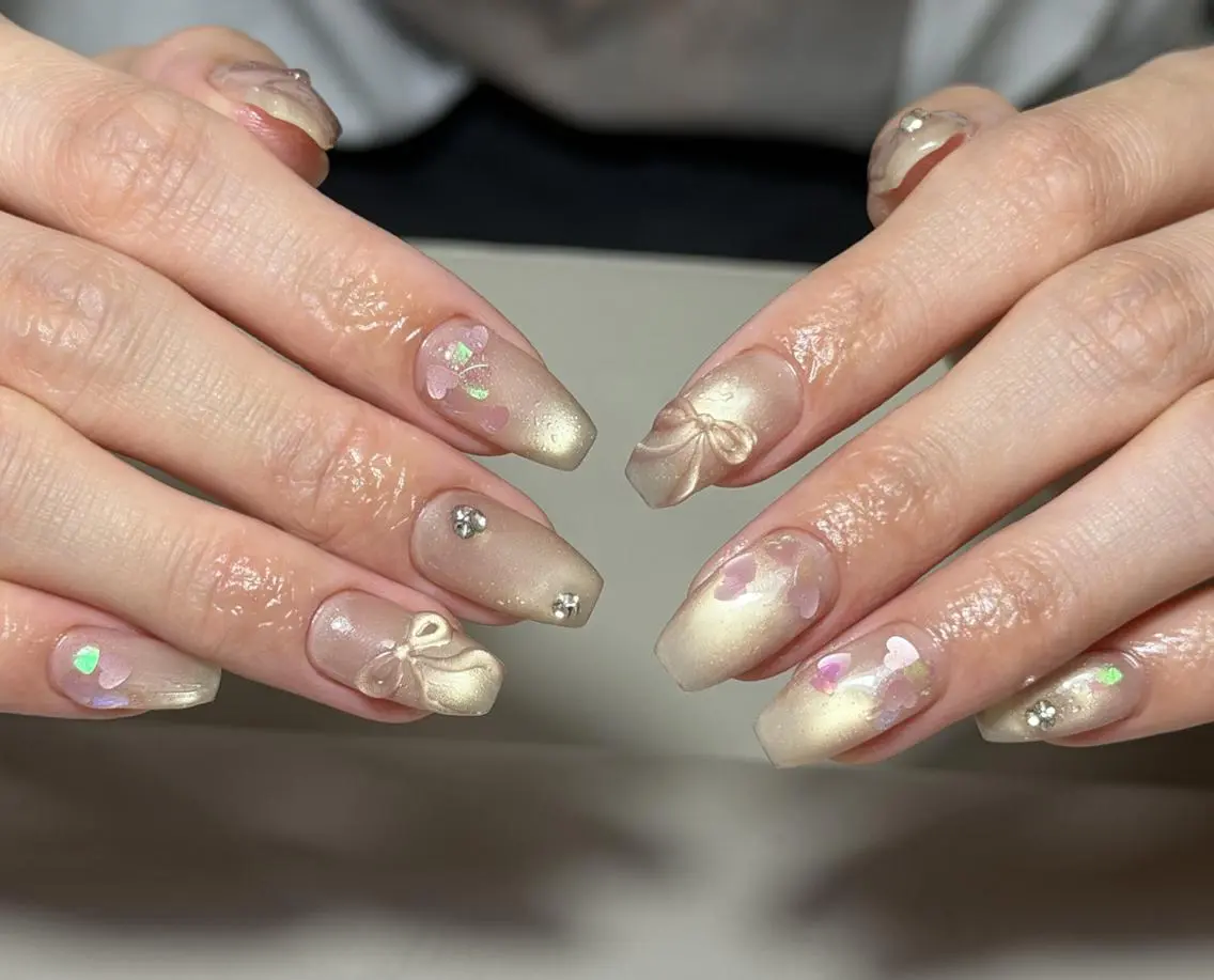 キッズ ハンドネイル ハンドケア 🍑 momo_nailのネイルデザイン