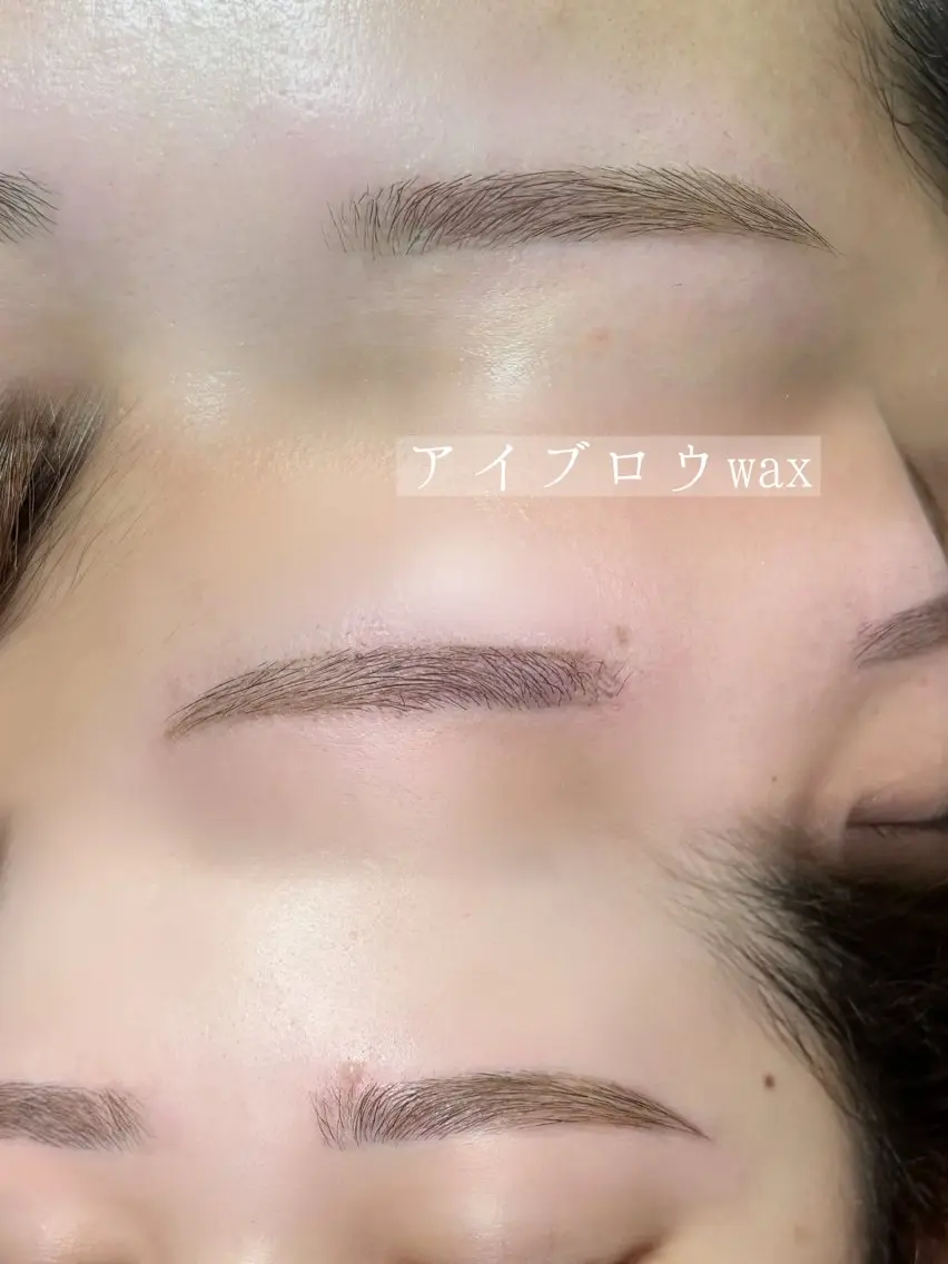 アイブロウ ワックス脱毛 eclat / yui 🍒のマツエク・マツパデザイン