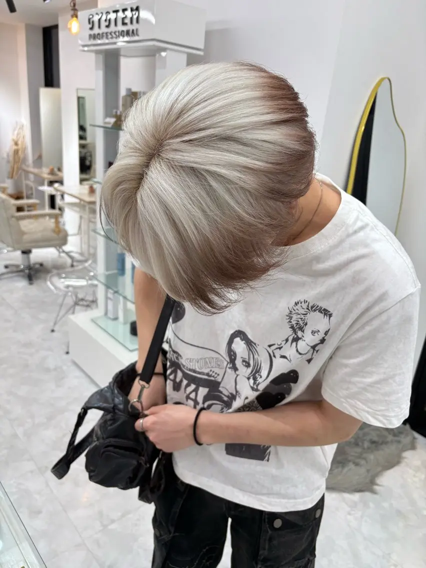 ショート メンズ 𝐠𝐢𝐫𝐥𝐲 𝐦𝐨𝐝𝐞🖤のヘアスタイル