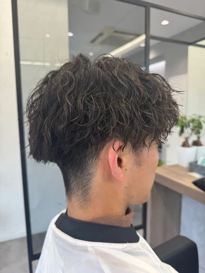 パーマ スパイラルパーマ カット パーマ 高橋 廉人のヘアスタイル
