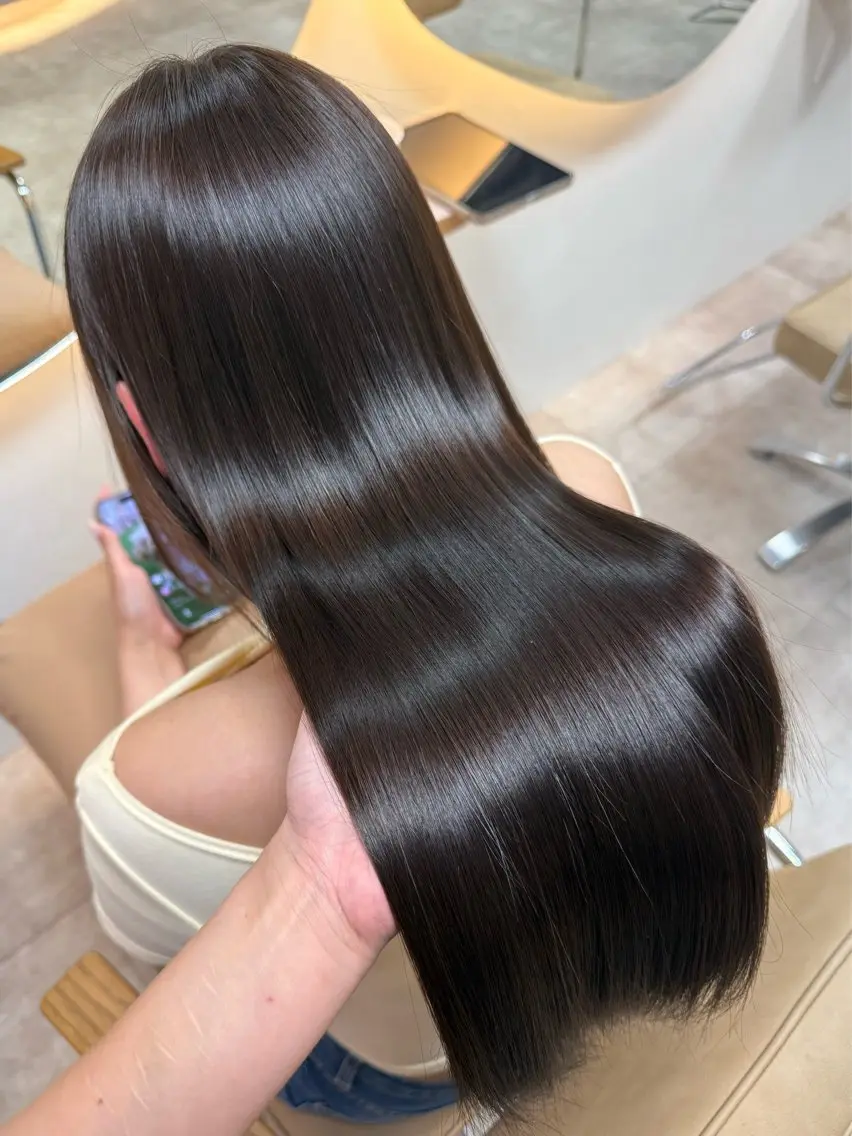 セミロング カット ヘアカラー トリートメント トレンド韓国レイヤー 🇰🇷のんのヘアスタイル