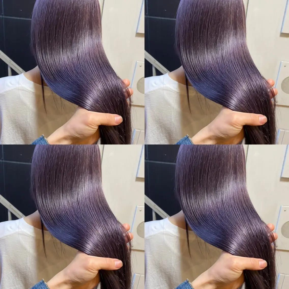 セミロング カラー ヘアアレンジ 💎韓国レイヤー ×エクステゆうま💎のヘアスタイル