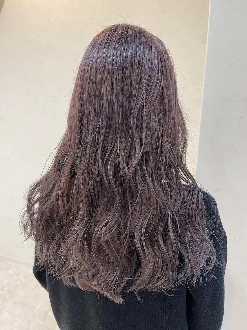 ロング カラー カット ヘアカラー トリートメント 西井 好生のヘアスタイル