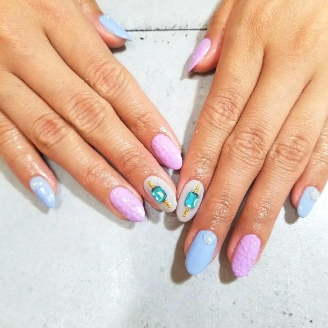 ネイル アートネイル nijiiro🌈 サトウのネイルデザイン