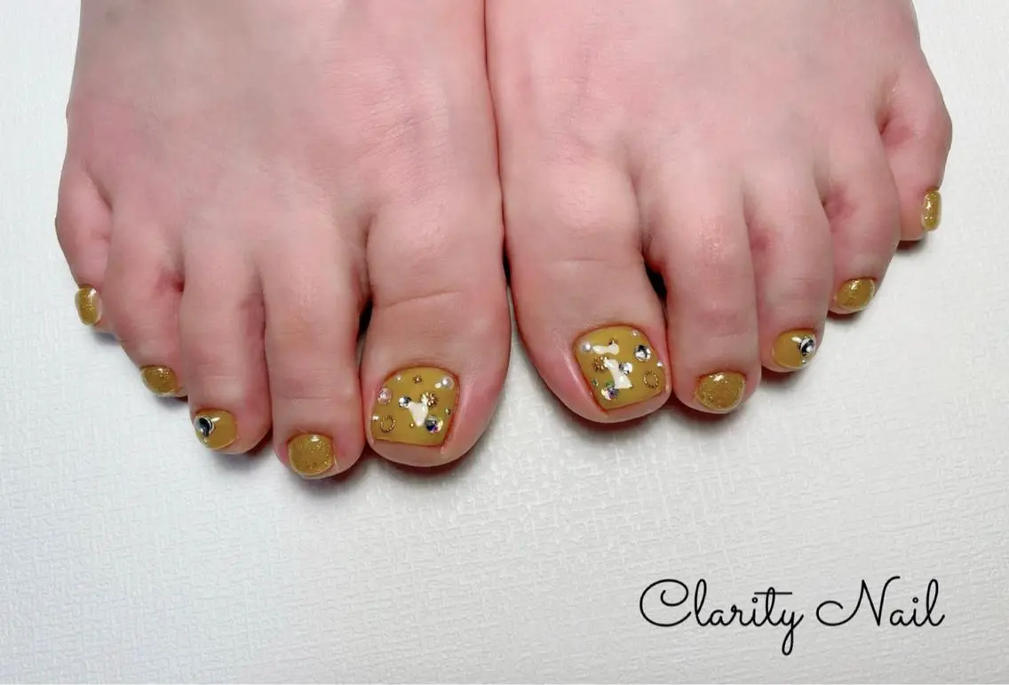 ネイル フットネイル Clarity Nailのネイルデザイン