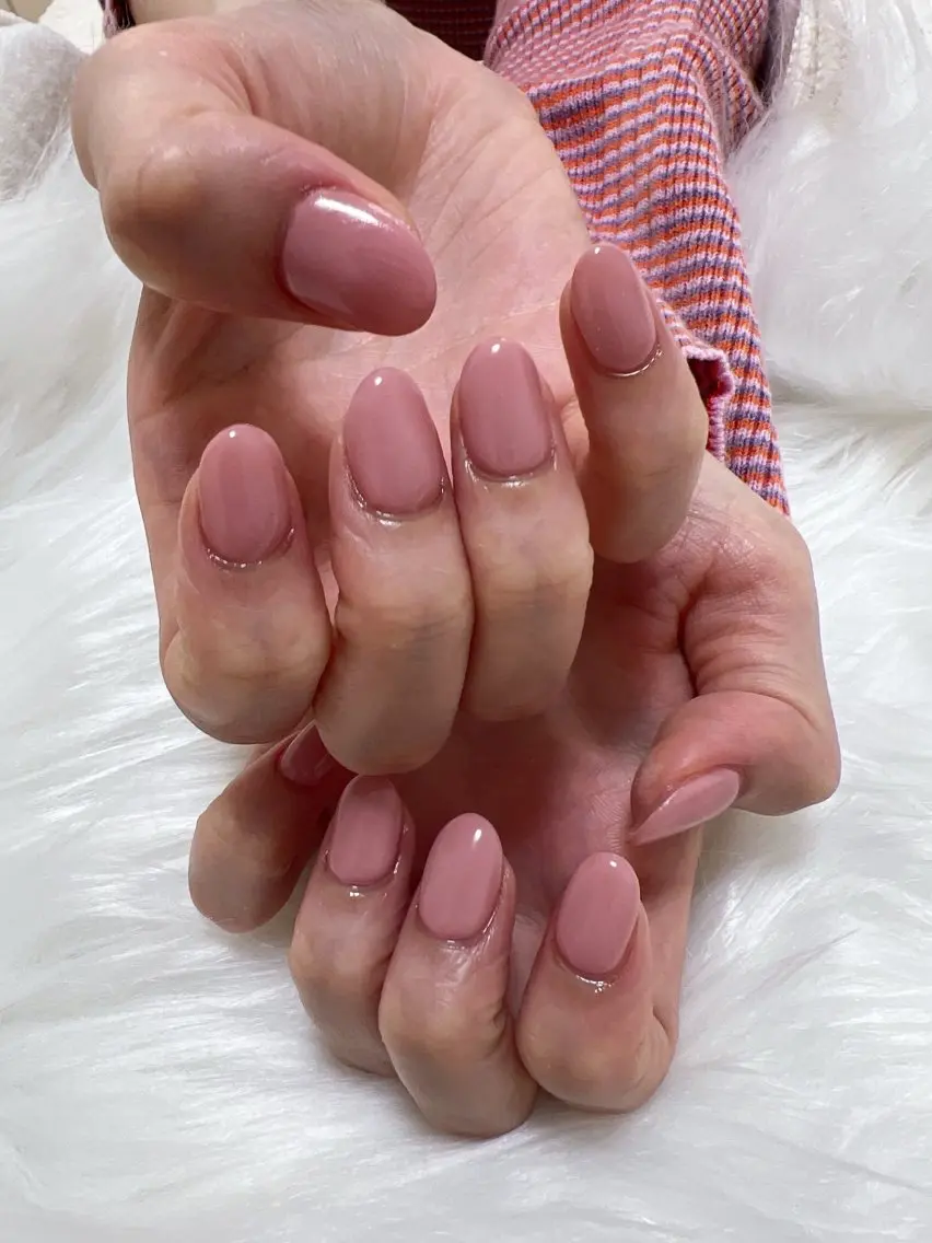 ネイル ワンカラーネイル coco nailのネイルデザイン