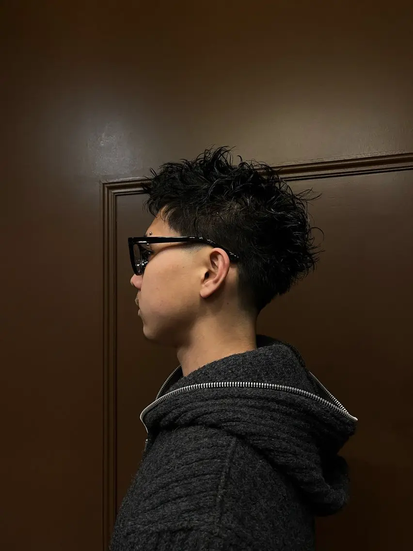 メンズ メンズパーマ 窪田 力也のヘアスタイル