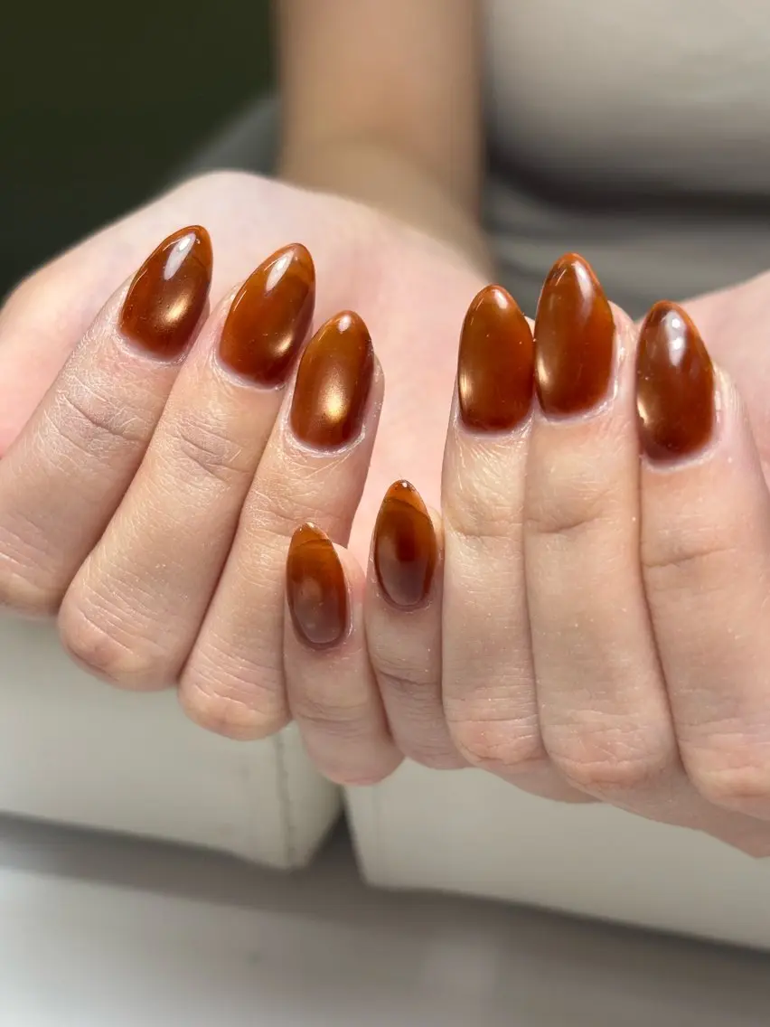 ネイル マグネットネイル PEEKABOO京橋 .Minoriのネイルデザイン