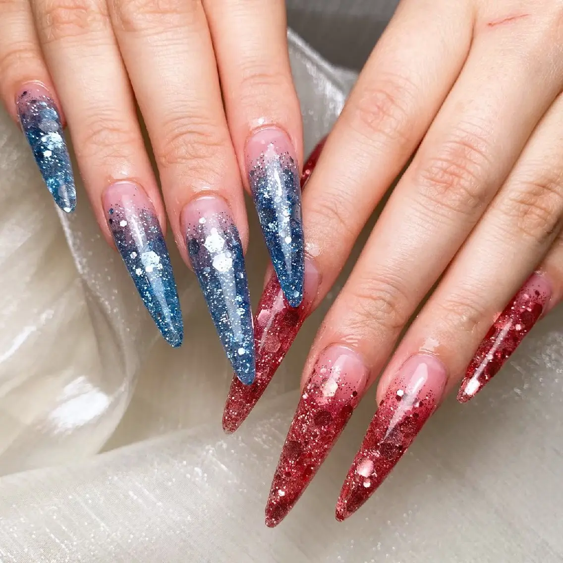5月限定10本長さだしラメグラスカルプ💅の写真