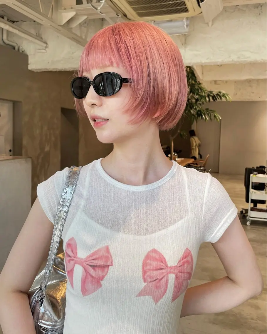 ショート 中村 玲音のヘアスタイル
