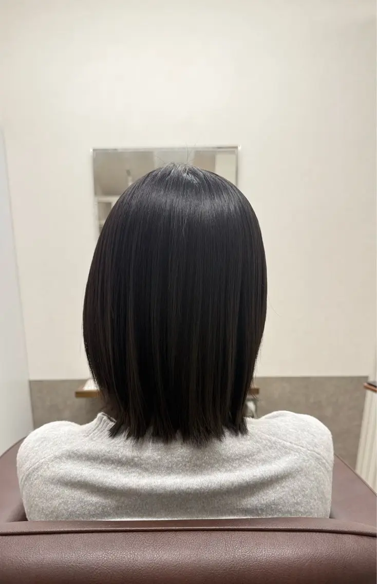 ショート パーマ カット トリートメント 半個室 サロン🪽新宿3丁目のヘアスタイル