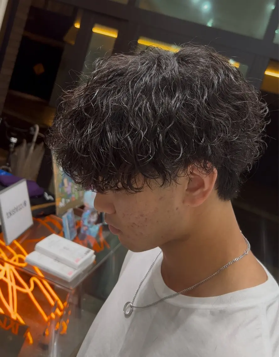 パーマ メンズ 当日予約⭕️ 太田のヘアスタイル
