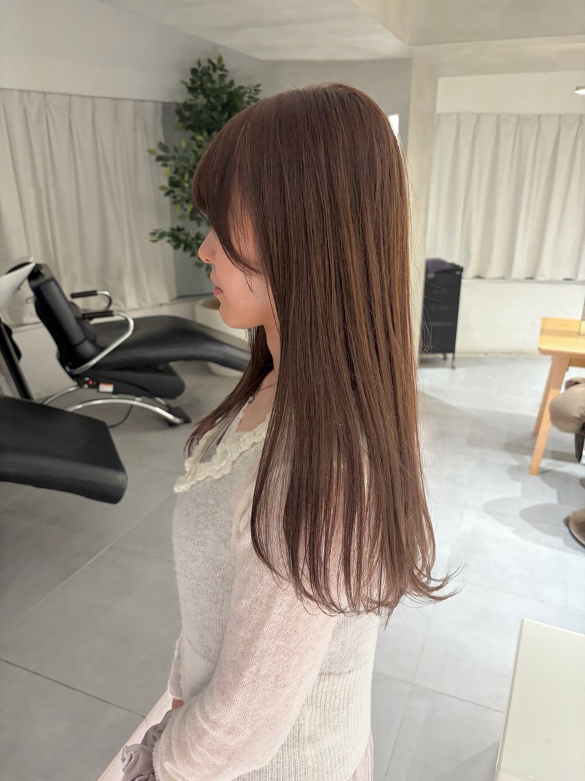 ロング カラー 🪞透け感&韓国ヘア 🪞honokaのヘアスタイル