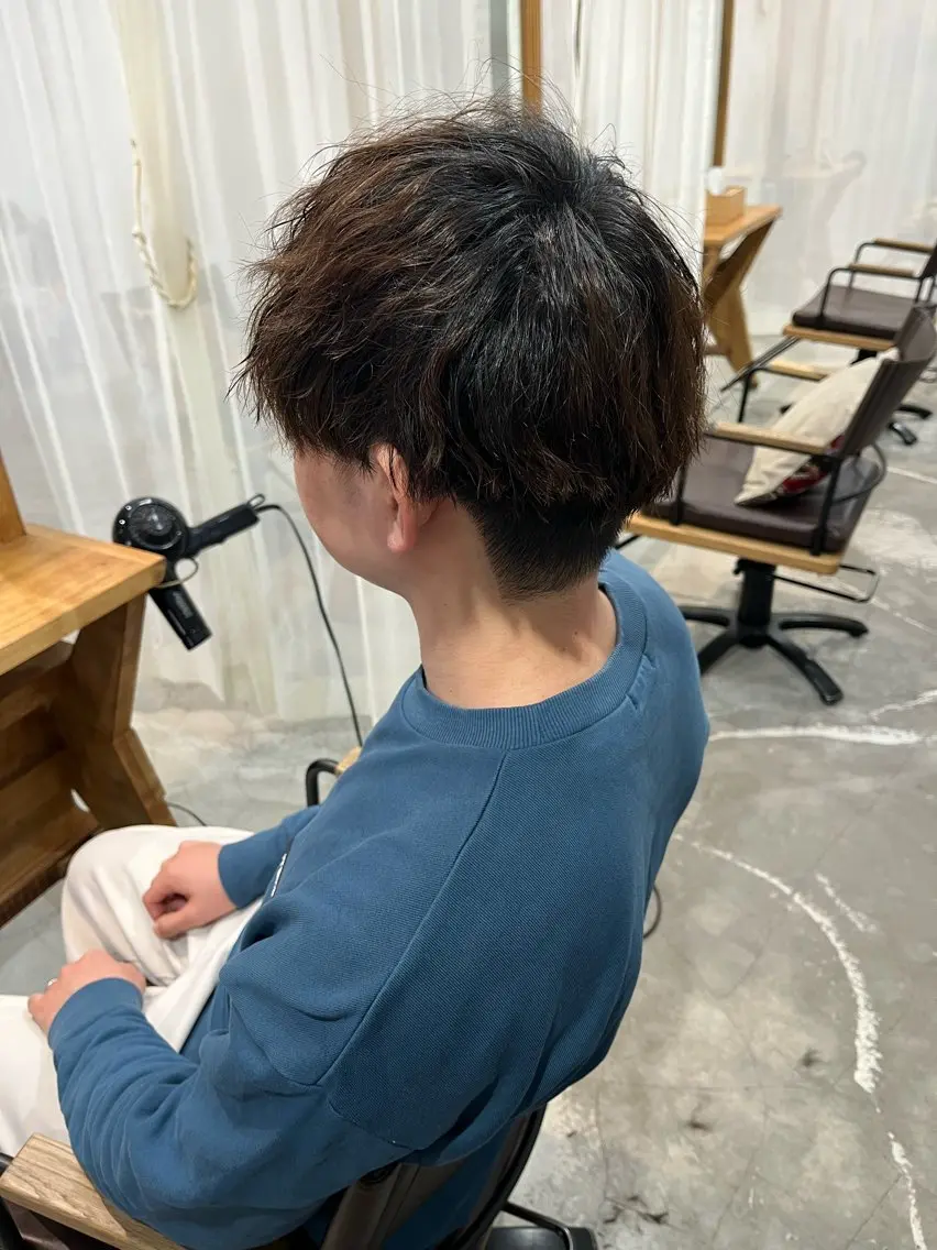 メンズカットの写真