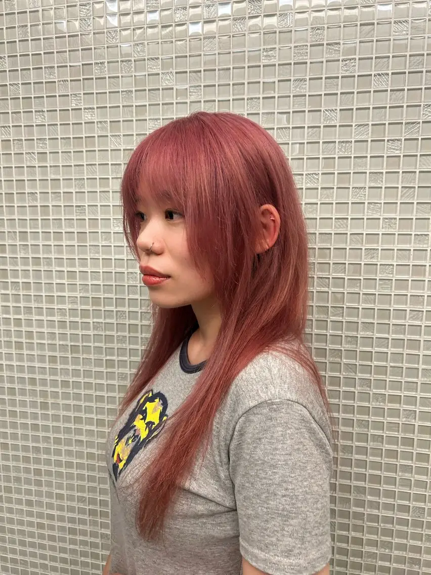 ロング カラー ブリーチ ブラウンカラー 透明感カラー ヘアカラー トリートメント ストレート特化✨／☘ ショート Ryotaのヘアスタイル