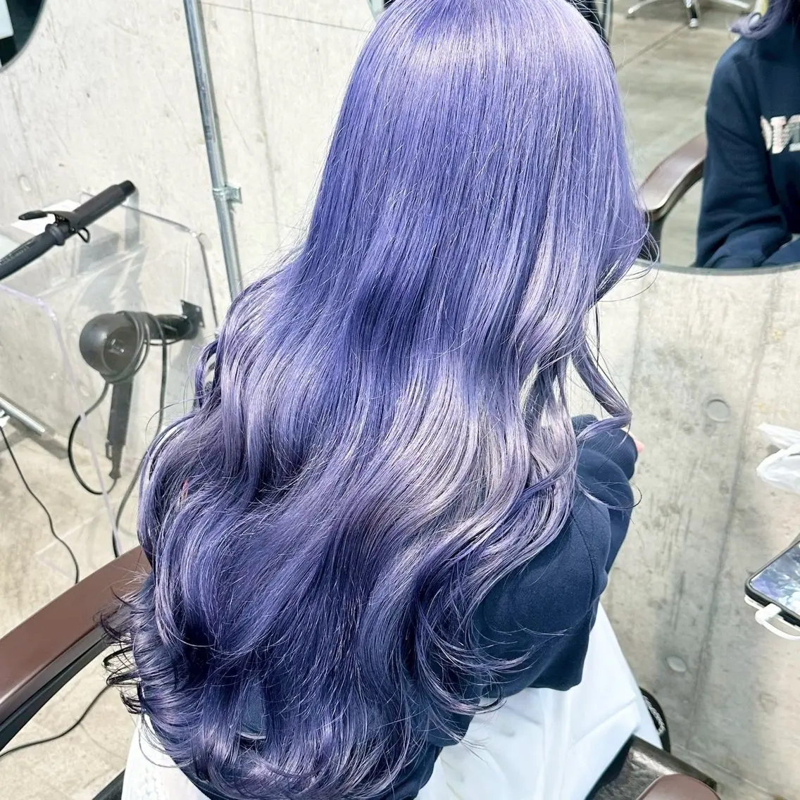 セミロング カラー ヘアアレンジ ブリーチ ヘアカラー トリートメント ✨ブリーチカラー× 艶髪SUZU🛼🫧のヘアスタイル
