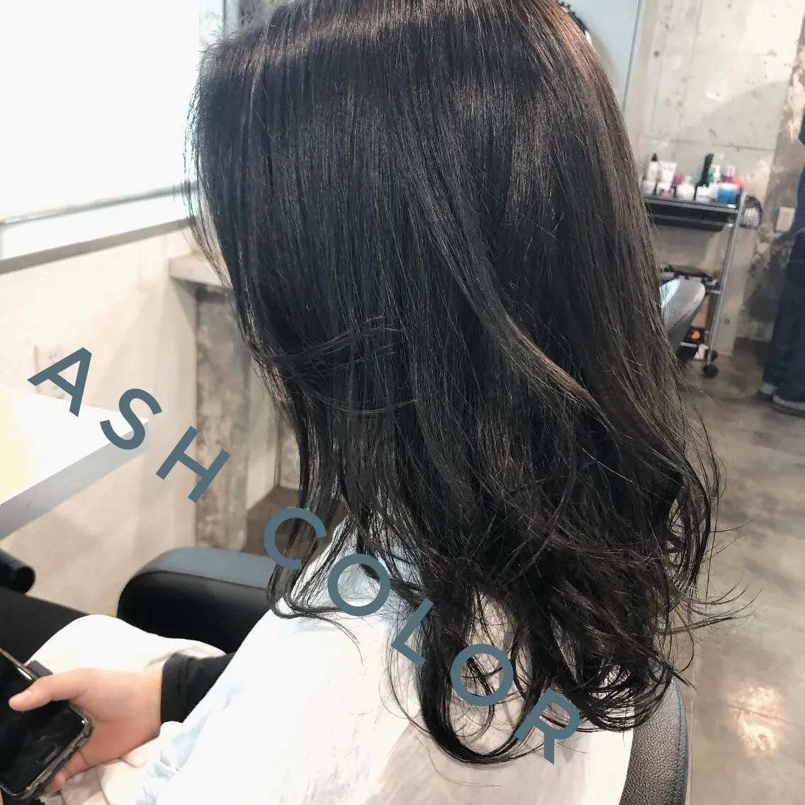 ミディアム カラー YU-KA ✂︎Rico.のヘアスタイル