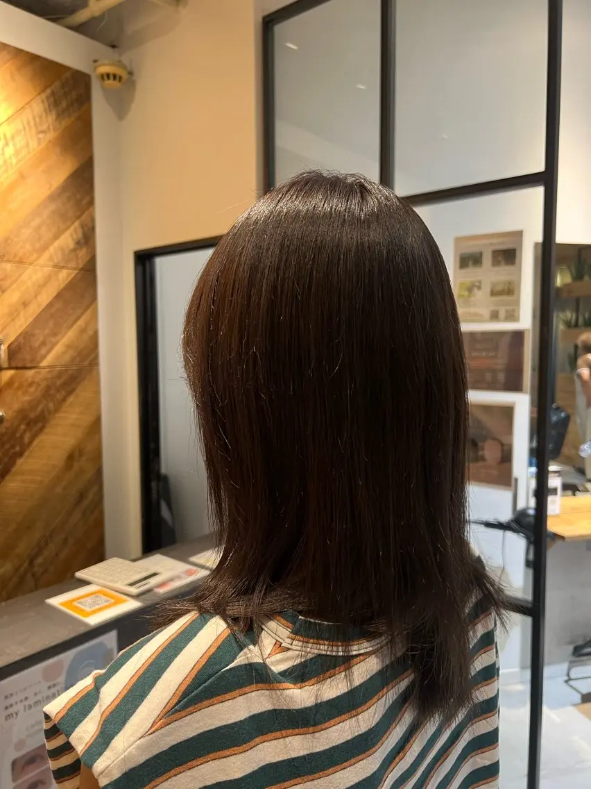 カラー ブラウンカラー ヘアカラー Miyuu 『藤沢』のヘアスタイル